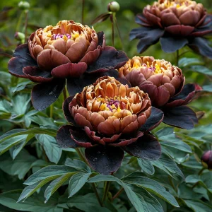 Пион Императорский Бал купить по цене от 419р. в интернет-магазине «Посадика» с доставкой почтой в в Горно-Алтайске и по всей России – [изображение №1].