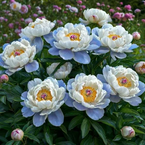 Пион Акварельный Этюд купить по цене от 806р. в интернет-магазине «Посадика» с доставкой почтой в в Горно-Алтайске и по всей России – [изображение №1].